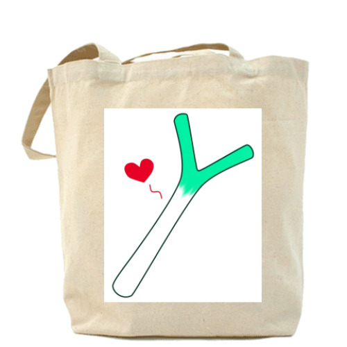 Сумка шоппер с принтом 'Miku is love'