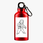 Металлическая бутылка 400 мл UV-DTF