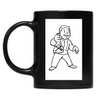 Кружка цветная UV-DTF