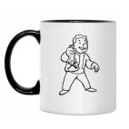 Кружка двухцветная