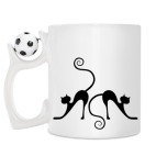 Кружка с футбольным мячиком