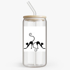 Банка с бамбуковой крышкой