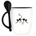 Кружка с ложкой