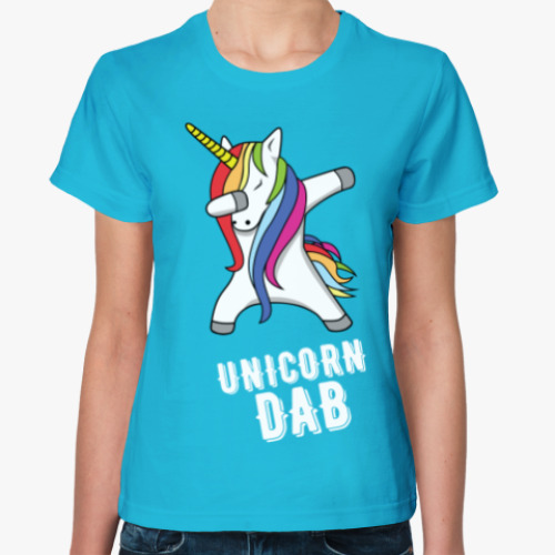 Женская футболка UNICORN DAB