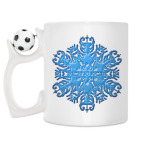 Кружка с футбольным мячиком