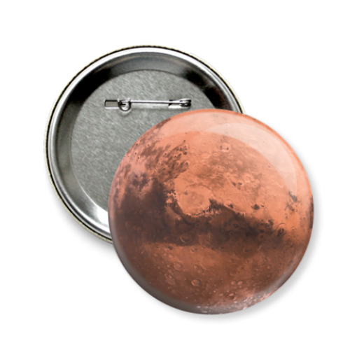 Значок 58мм Марс