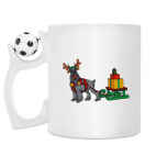 Кружка с футбольным мячиком