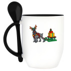 Кружка с ложкой