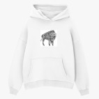 Толстовка худи оверсайз