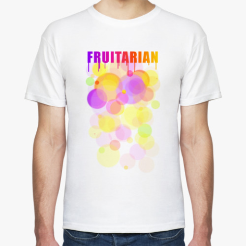 Футболка с принтом Fruitarian summer