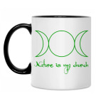 Кружка двухцветная