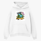 Толстовка худи оверсайз