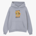 Толстовка худи оверсайз