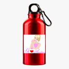 Металлическая бутылка 400 мл UV-DTF