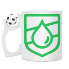 Кружка с футбольным мячиком