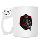 Кружка с футбольным мячиком