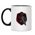 Кружка двухцветная