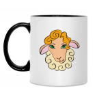 Кружка двухцветная