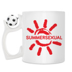 Кружка с футбольным мячиком