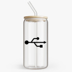 Банка с бамбуковой крышкой