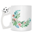 Кружка с футбольным мячиком