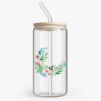 Банка с бамбуковой крышкой