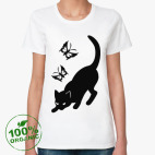 Женская футболка органик