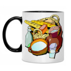 Кружка двухцветная