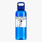 Прозрачная спортивная бутылка