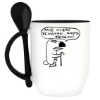 Кружка с ложкой