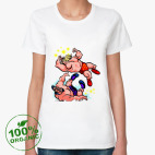 Женская футболка органик