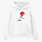 Толстовка худи оверсайз