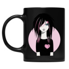 Кружка цветная UV-DTF