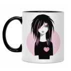 Кружка двухцветная