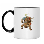 Кружка двухцветная