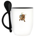 Кружка с ложкой