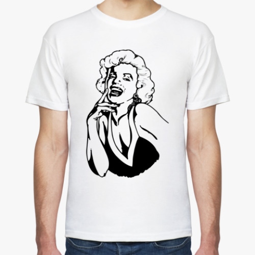 Футболка с принтом Мэрилин Монро