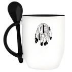 Кружка с ложкой