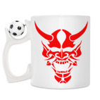 Кружка с футбольным мячиком