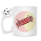 Кружка с футбольным мячиком