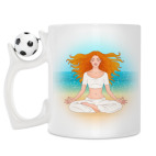 Кружка с футбольным мячиком