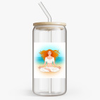 Банка с бамбуковой крышкой