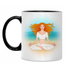 Кружка двухцветная