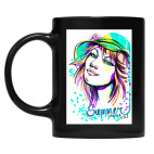 Кружка цветная UV-DTF