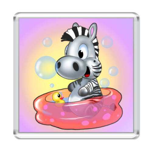 Магнит  'Зебрёнок-малышка'