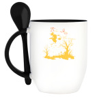 Кружка с ложкой