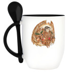 Кружка с ложкой