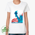 Женская футболка органик