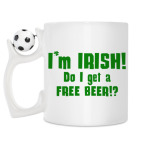 Кружка с футбольным мячиком