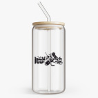 Банка с бамбуковой крышкой